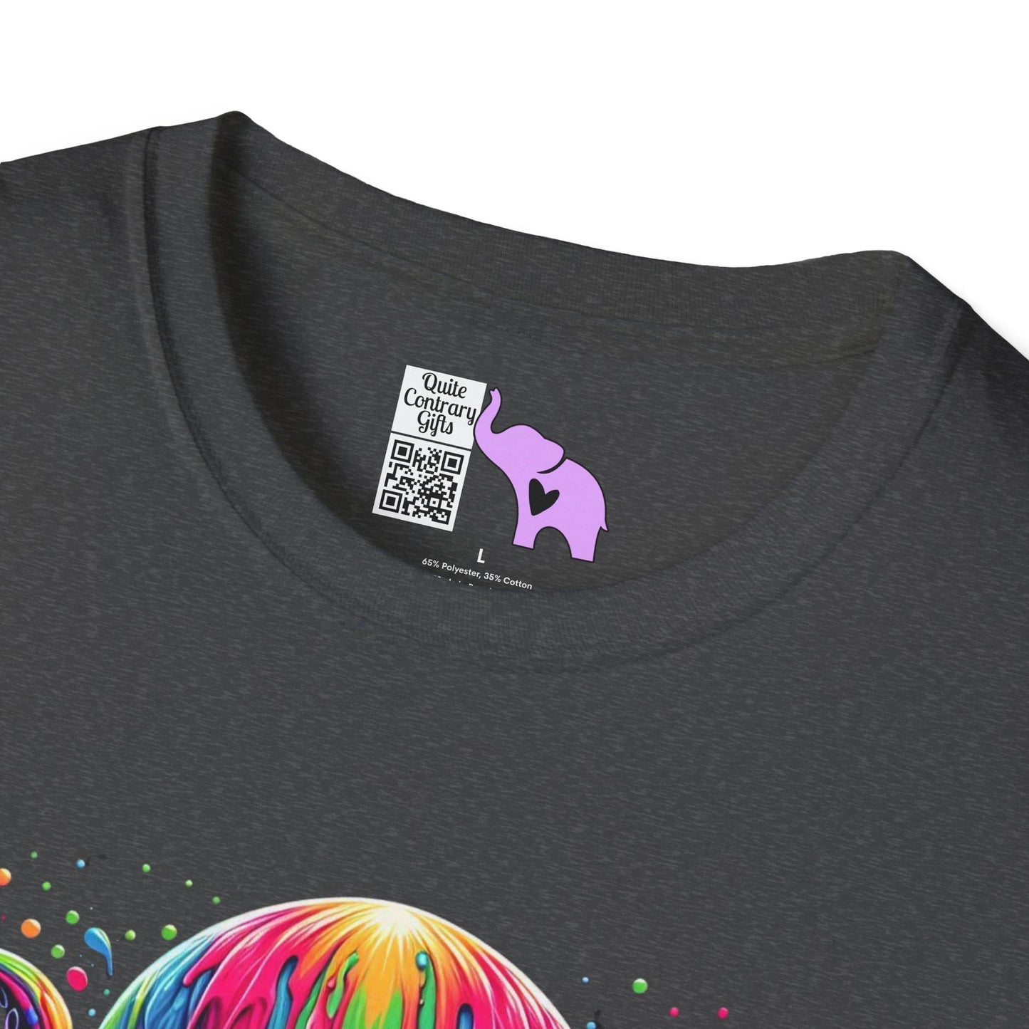 Colorful Skeleton Octopus Adult T-shirt