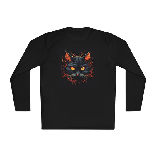 Creepy Black Cats 10 Adult Long Sleeve Tee