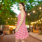 Scarlet Star Garden Women's Skater Dress