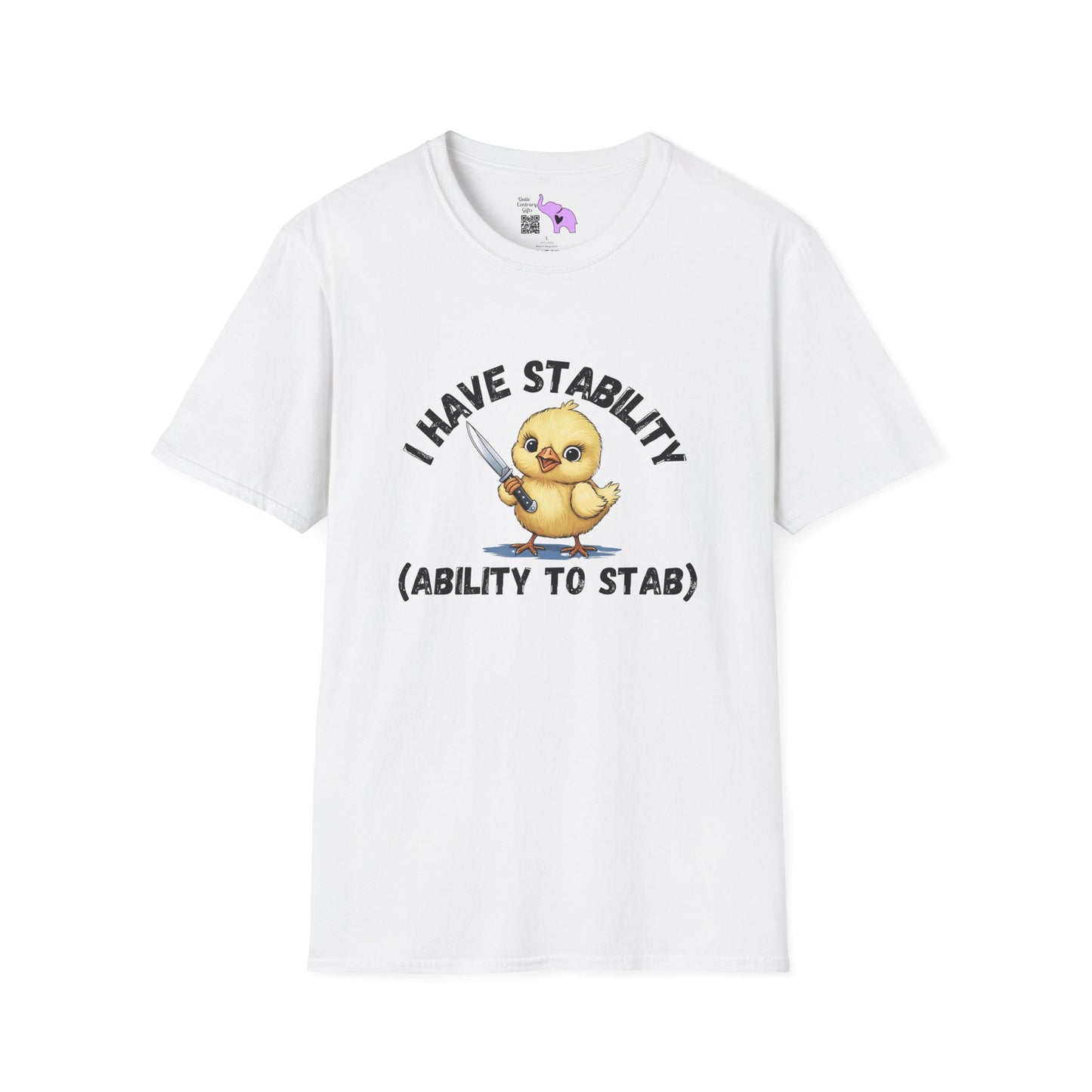 I Have Stability (Stab Ability) Adult T-shirt