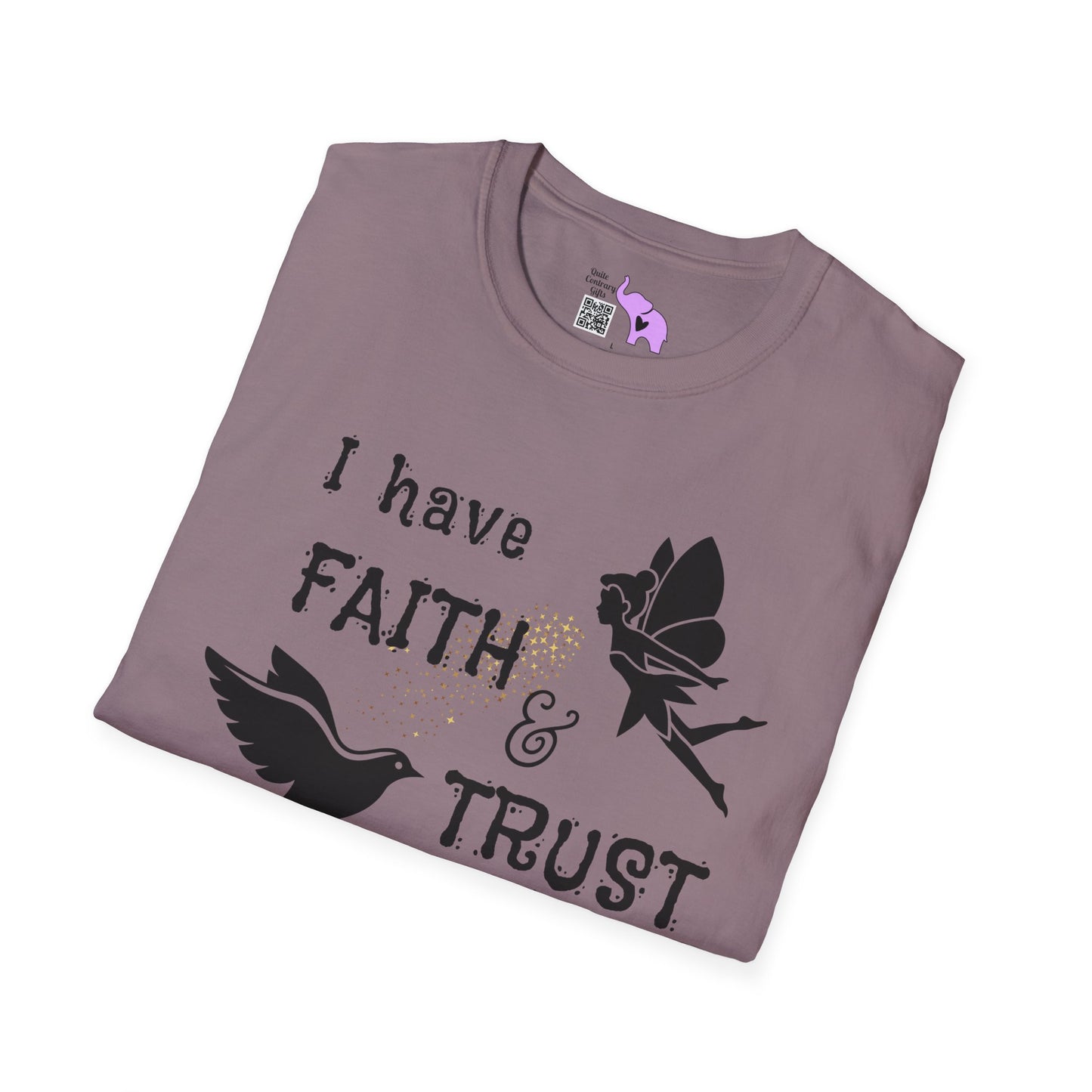 Faith Trust No PIxie Dust Adult T-shirt