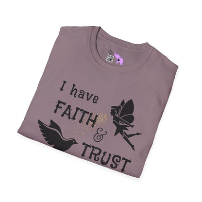 Faith Trust No PIxie Dust Adult T-shirt