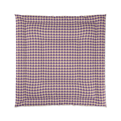 Diamond Bloom-Amethyst & Cream Comforter