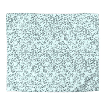Cat Lovers Microfiber Duvet Cover