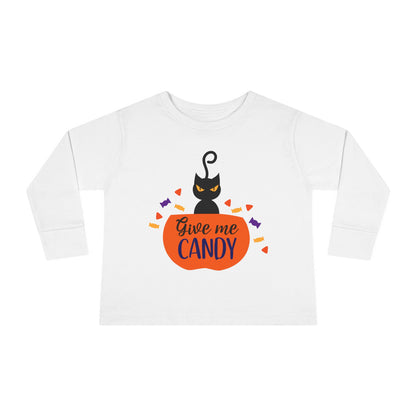 Give Me Candy Toddler Long Sleeve Tee
