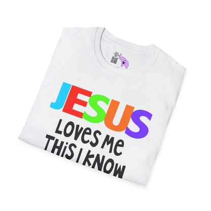 Jesus Loves Me This I Know 2 Adult T-shirt