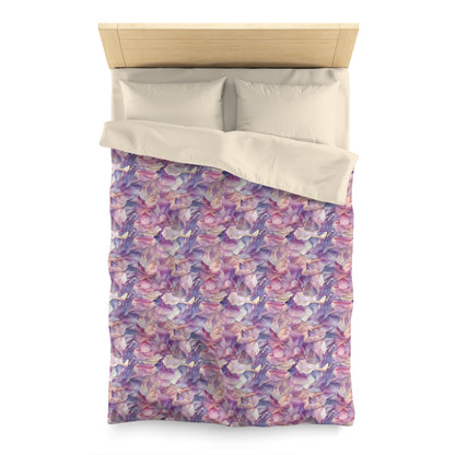 Ethereal Bloomscape Microfiber Duvet Cover