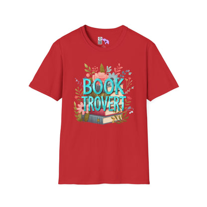 Booktrovert (Floral) Adult T-shirt