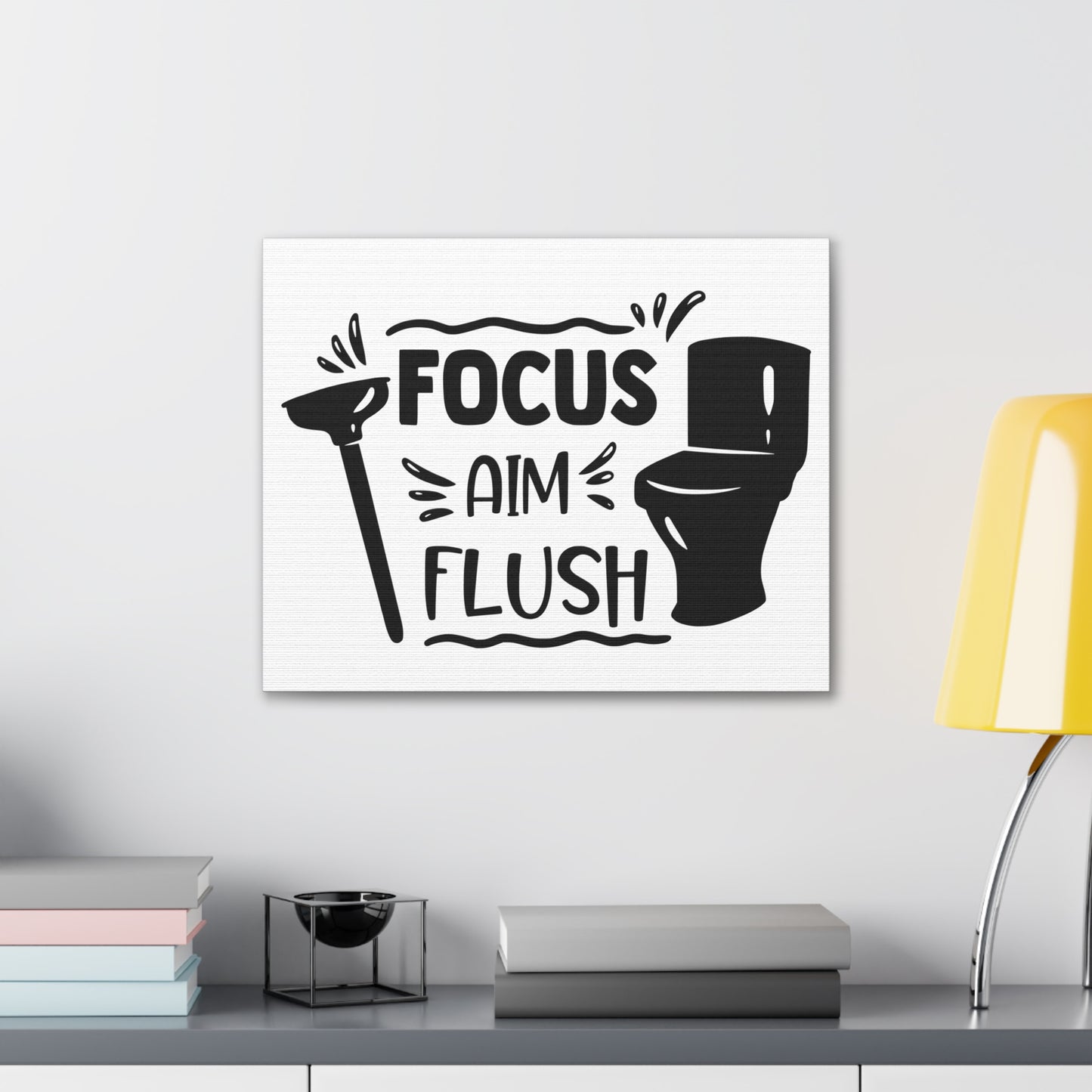 Focus Aim Flush Canvas Horizontal Wraps w/o Frame