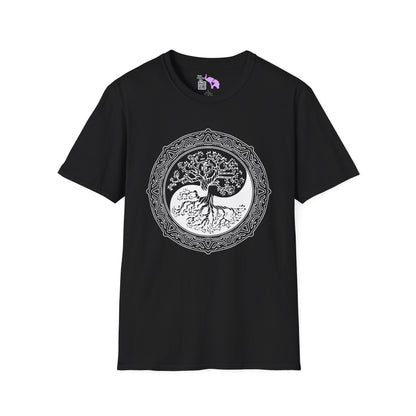 Tree of Life Yin Yang 1 Adult T-shirt