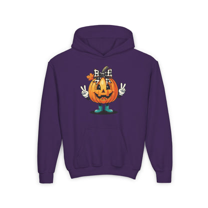 Pumpkin Peace Youth Heavy Blend Hoodie