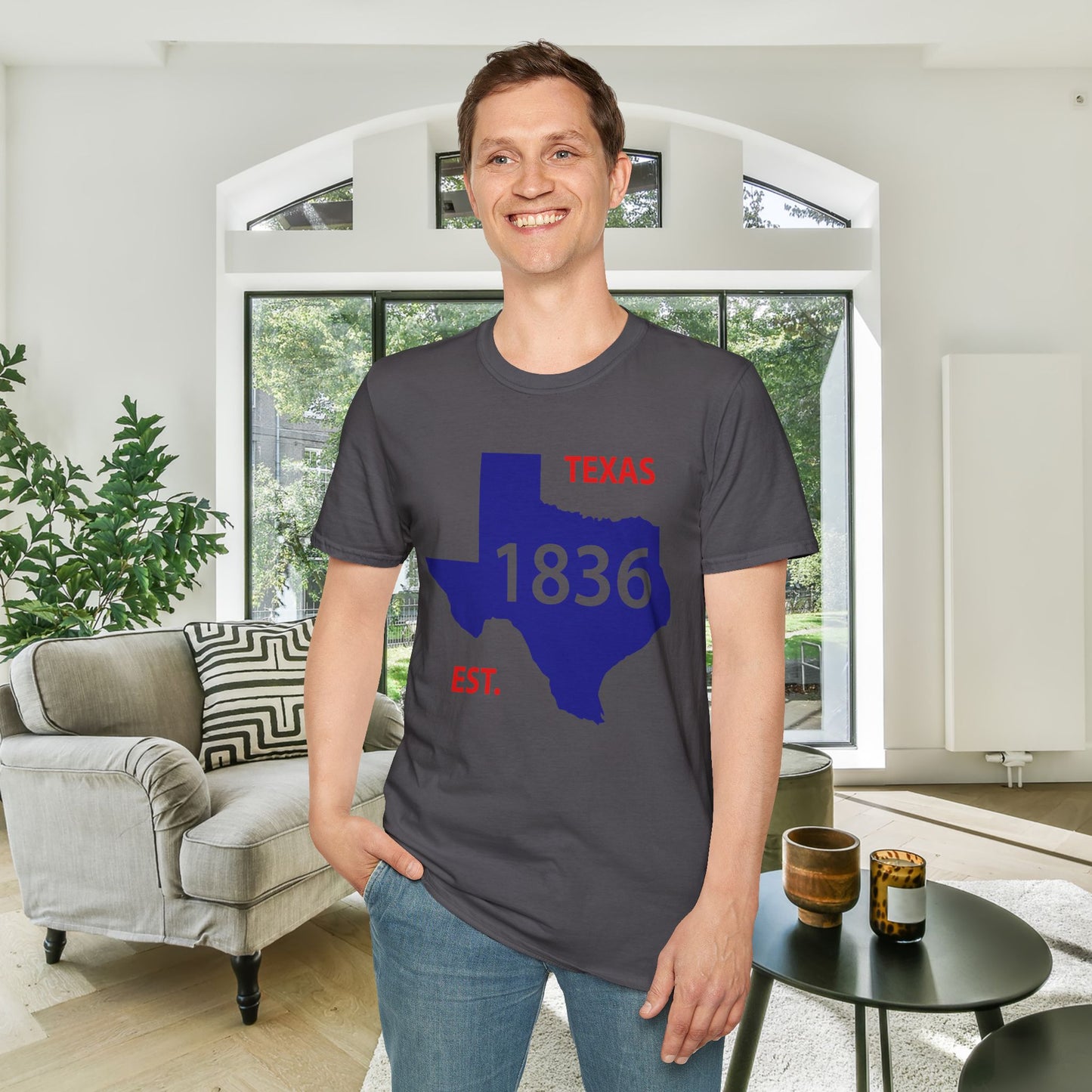 Texas Est. 1836 Adult T-shirt