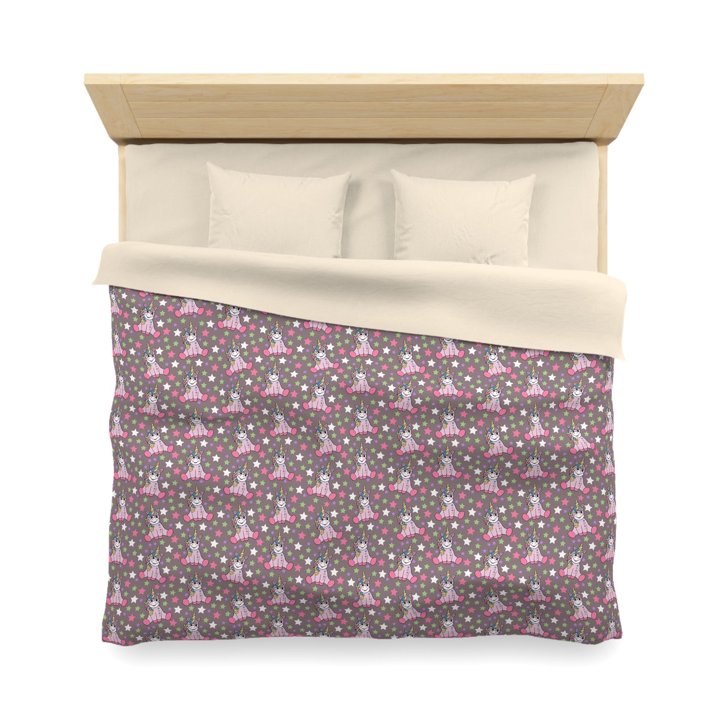 Stardust Unicorn Dreams Microfiber Duvet Cover