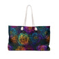 Neon Whisper Blooms Weekender Bag
