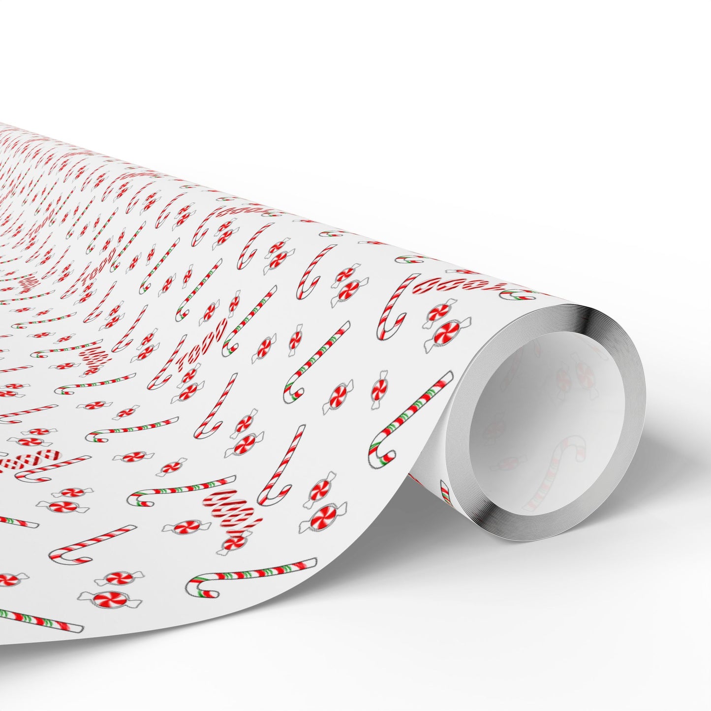 Candy Cane Christmas Custom Wrapping Paper (Todd)