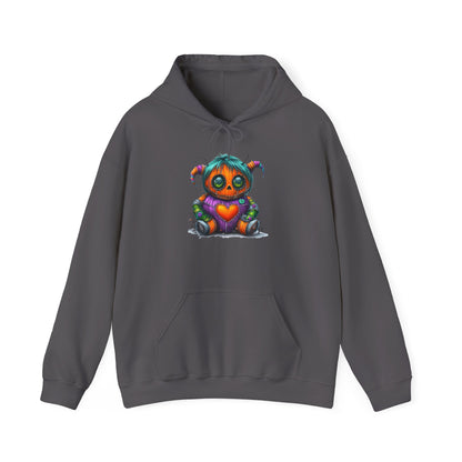 Patchwork Pumpkin Heart Heavy Blend™ Hooded Sweatshirt