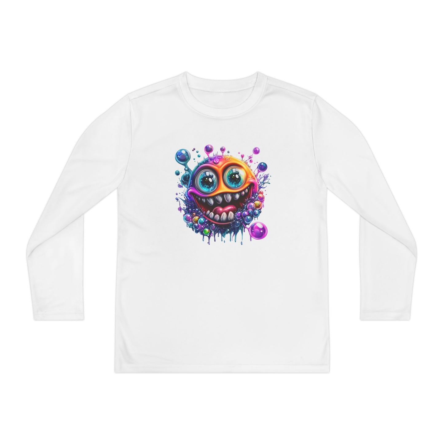 Bubbly Monster Youth Long Sleeve Tee