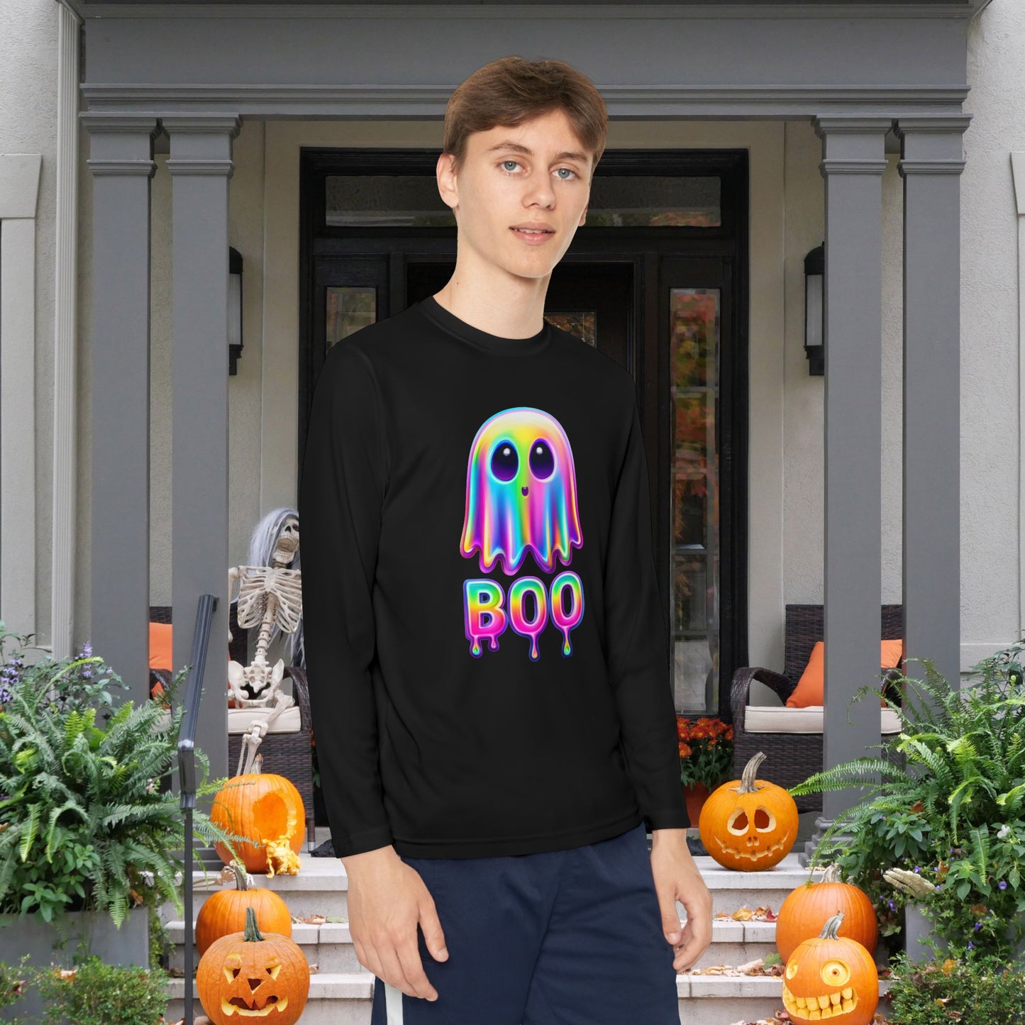Boo-tiful Glow Youth Long Sleeve Tee