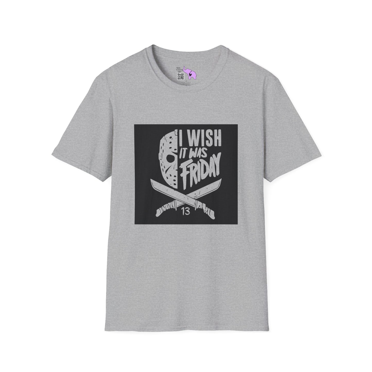 Jason Voorhees I Wish It Was Friday Adult T-shirt