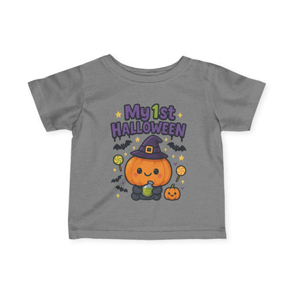 My 1st Halloween (Cute Pumpkin) Infant Soft T-Shirt