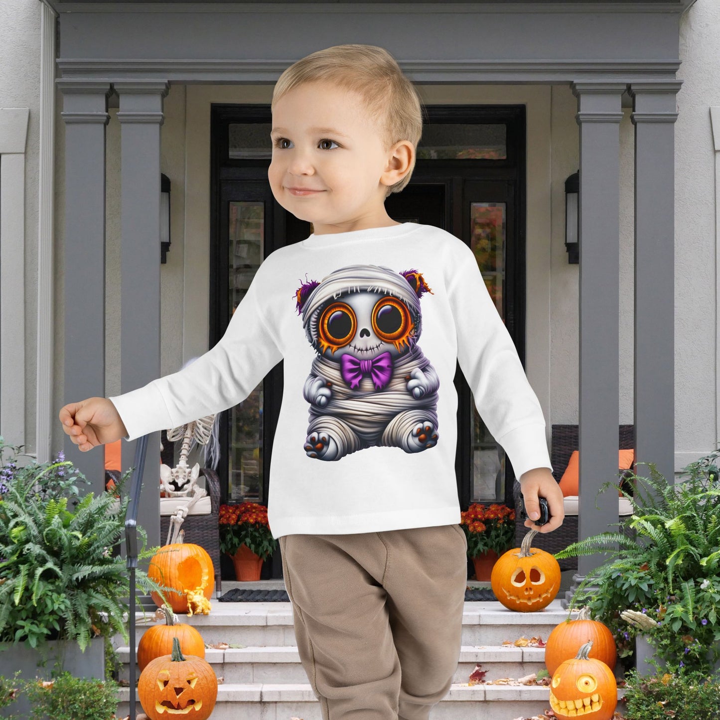 Mummy Bear Toddler Long Sleeve Tee