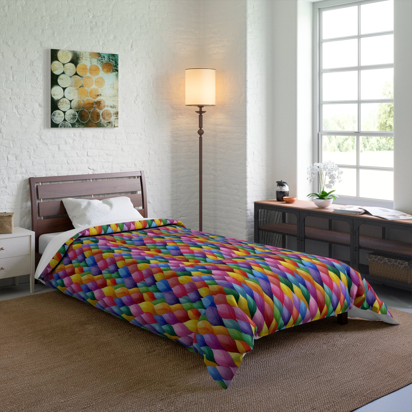 Vivid Vortex Comforter