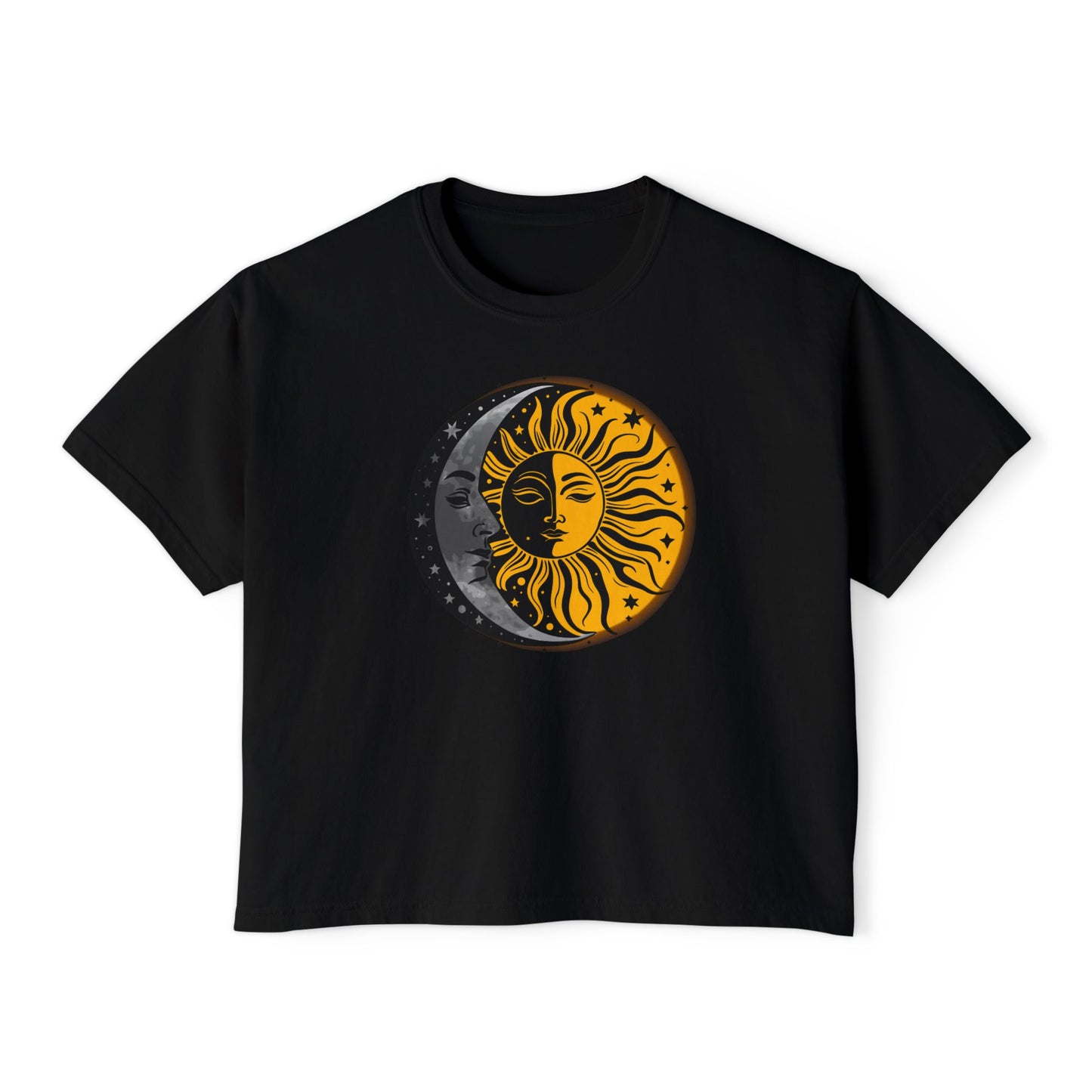 Sun Moon Stars Women's Boxy Tee