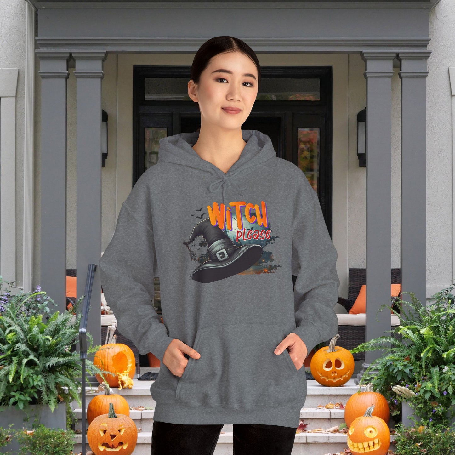 Witch Please Heavy Blend™ Hooded Sweatshirt