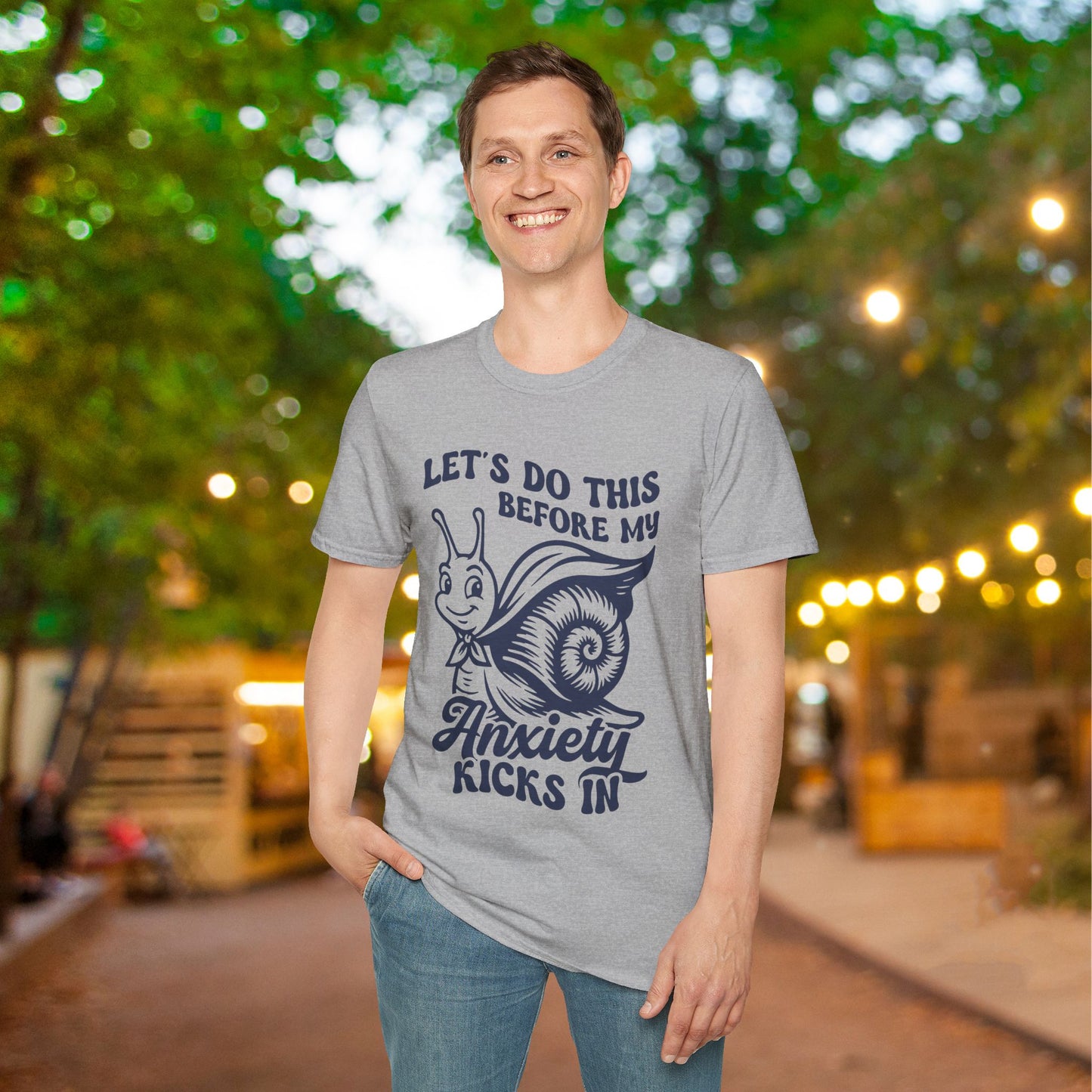 Let's Do This Before My Anxiety Kicks In Adult T-shirt