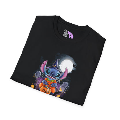 Halloween Stitch Full Moon Adult T-shirt