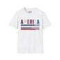 America Freedom Brave Independence Power Adult T-shirt