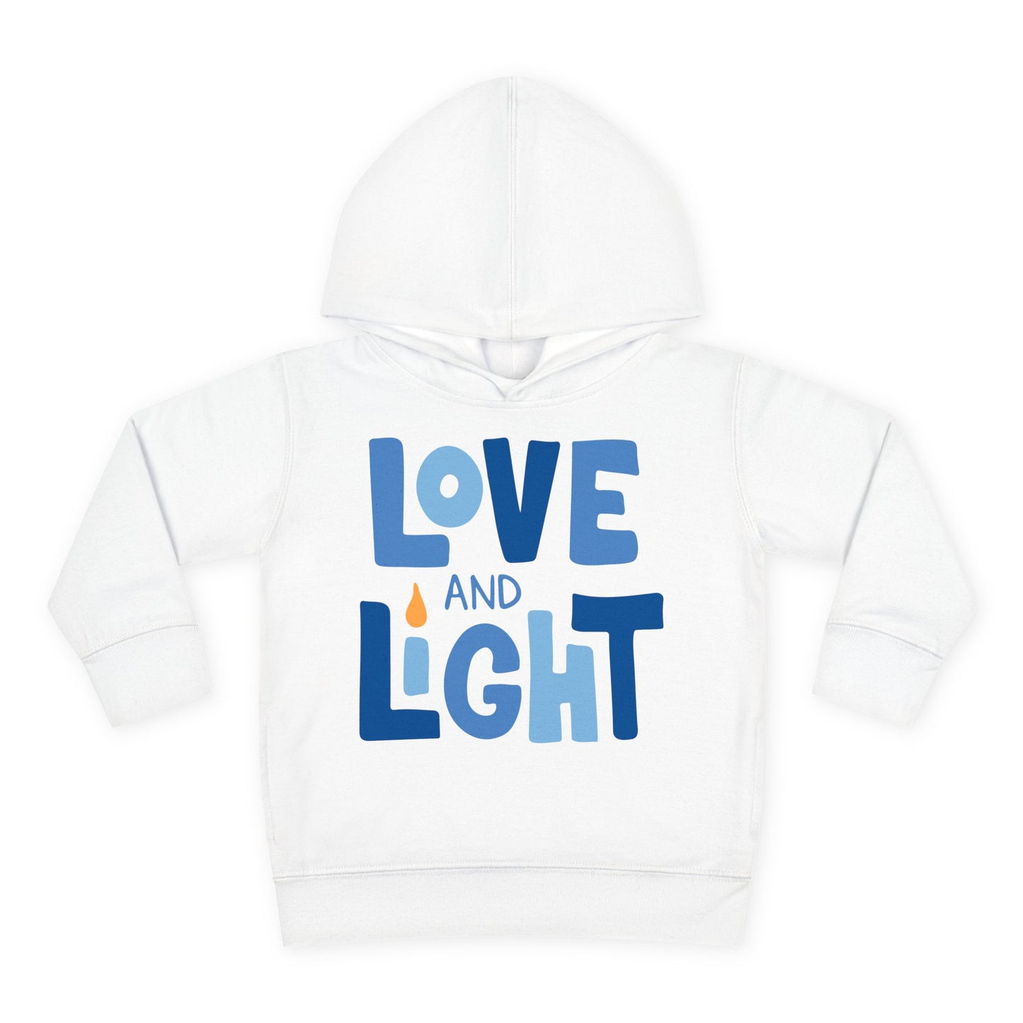 Hanukkah Love & Light 2 Toddler Pullover Fleece Hoodie