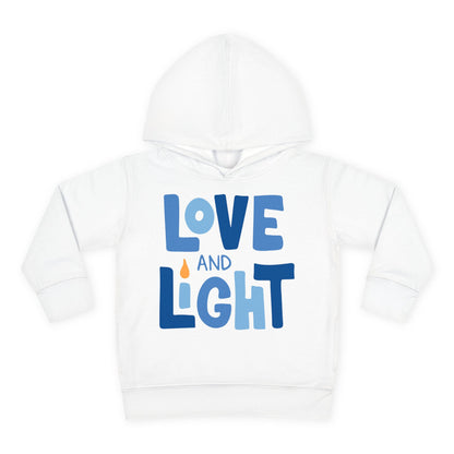 Hanukkah Love & Light 2 Toddler Pullover Fleece Hoodie