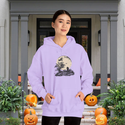 Halloween Spooky Grave Heavy Blend™ Hooded Sweatshirt