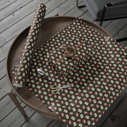 Book Lover's Merry Christmas Wrapping Paper
