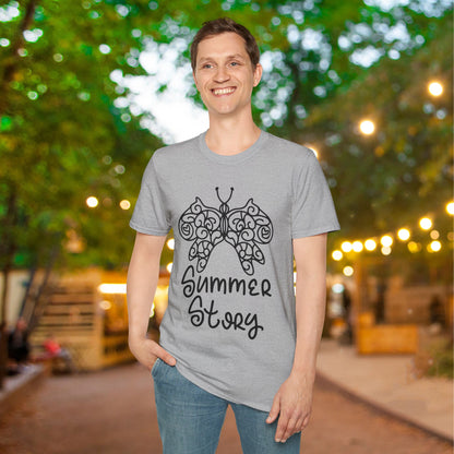 Summer Story (Butterfly) Adult T-shirt