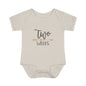 Golden Arrow Milestone Baby Bodysuit-Two Weeks