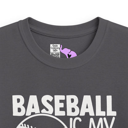 Baseball Is My Favorite Season Youth Softstyle Tee