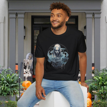 Creepy Ghost 12 Adult T-shirt