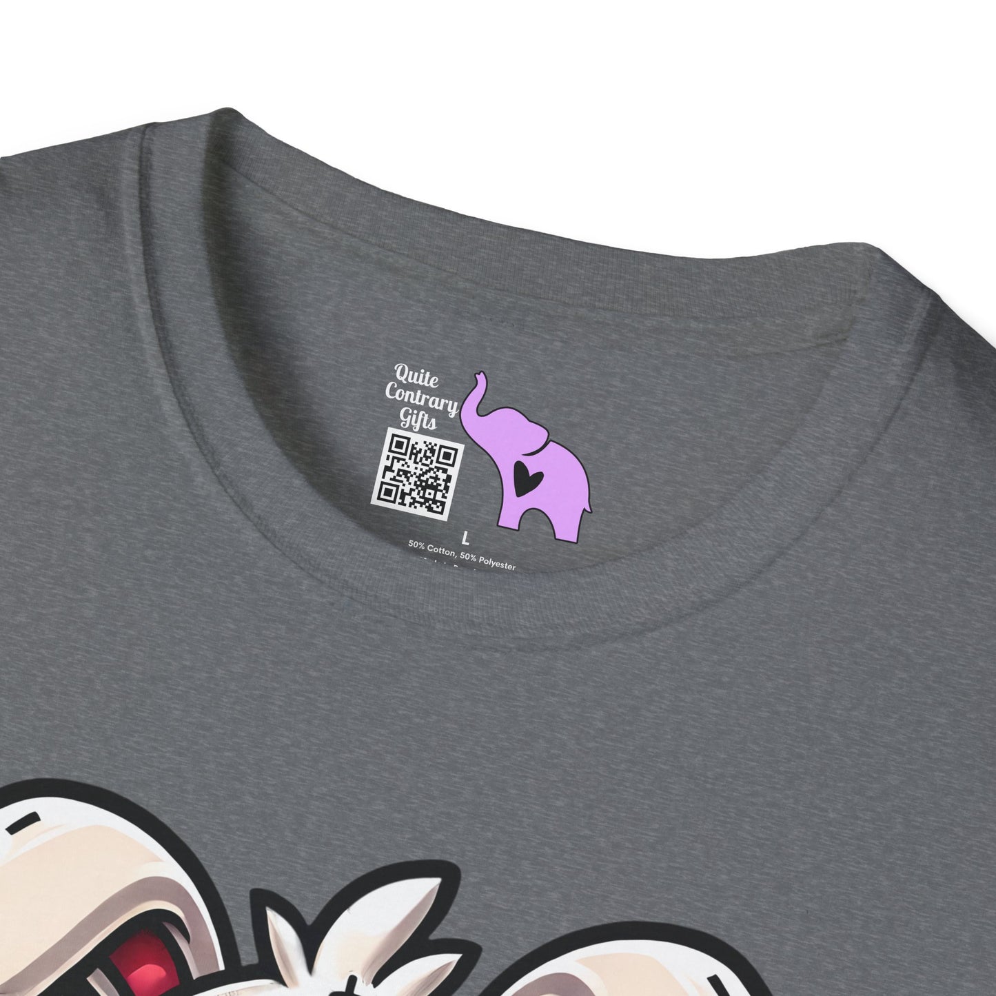 Boo You (Voodoo Bunny/Skull) Adult T-shirt