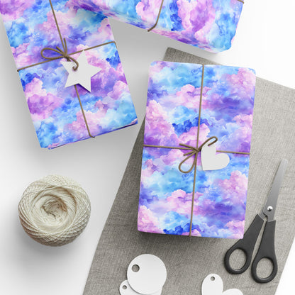 Pastel Clouds Wrapping Paper