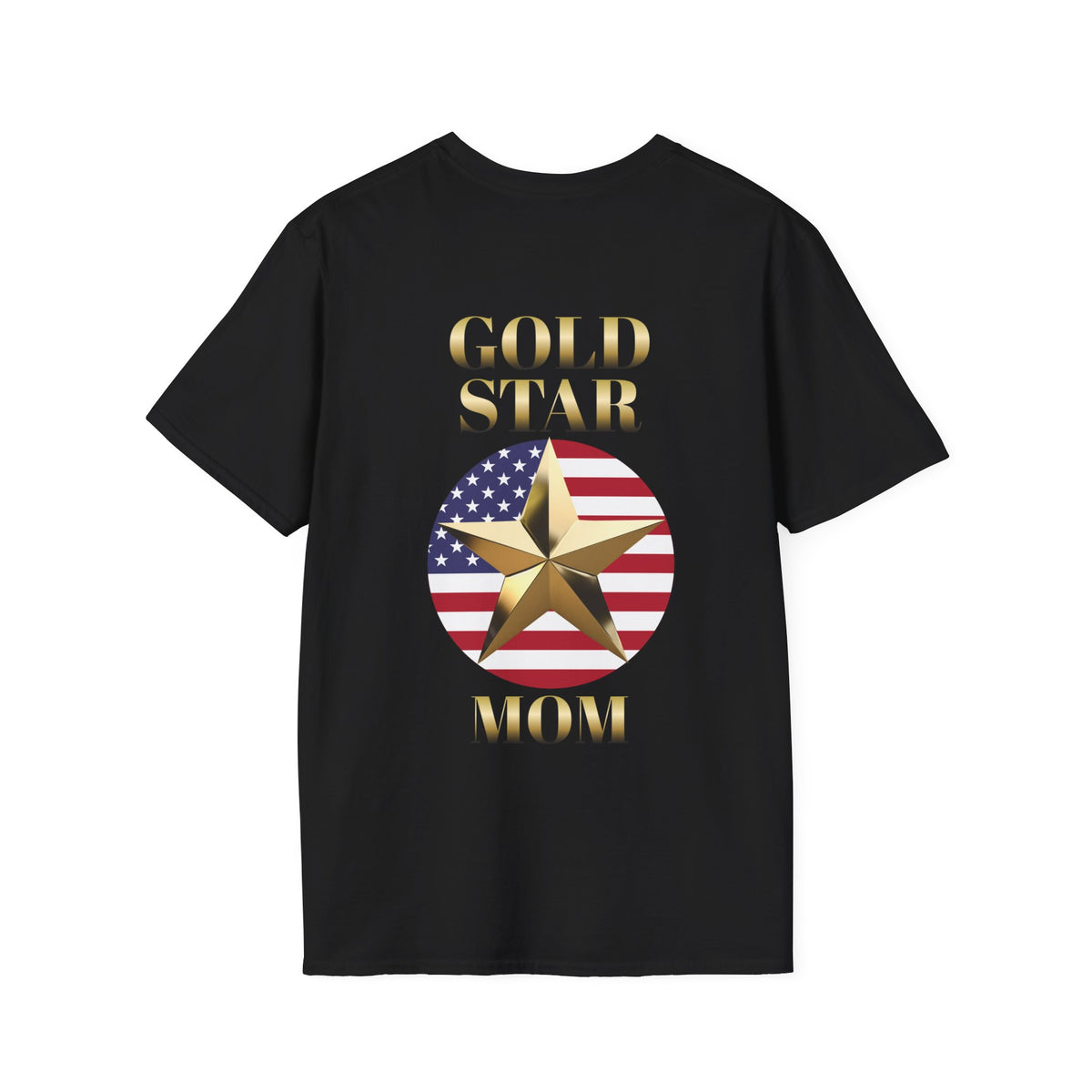 Gold Star Mom Forever Proud Adult T-shirt