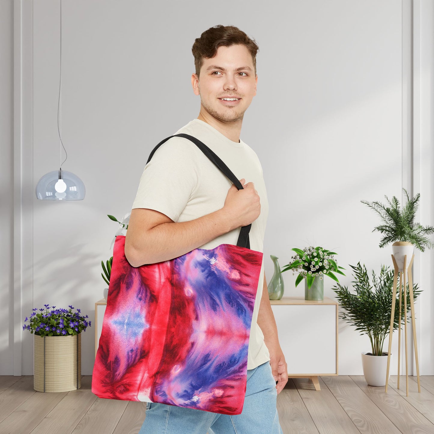 Freedom Swirl Canvas Tote Bag