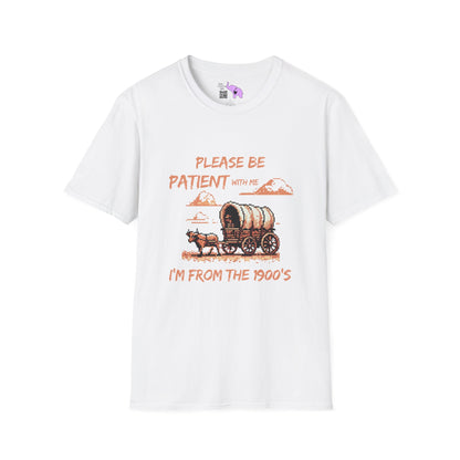 Please Be Patient With Me I'm From The 1900's (Western) Adult T-shirt