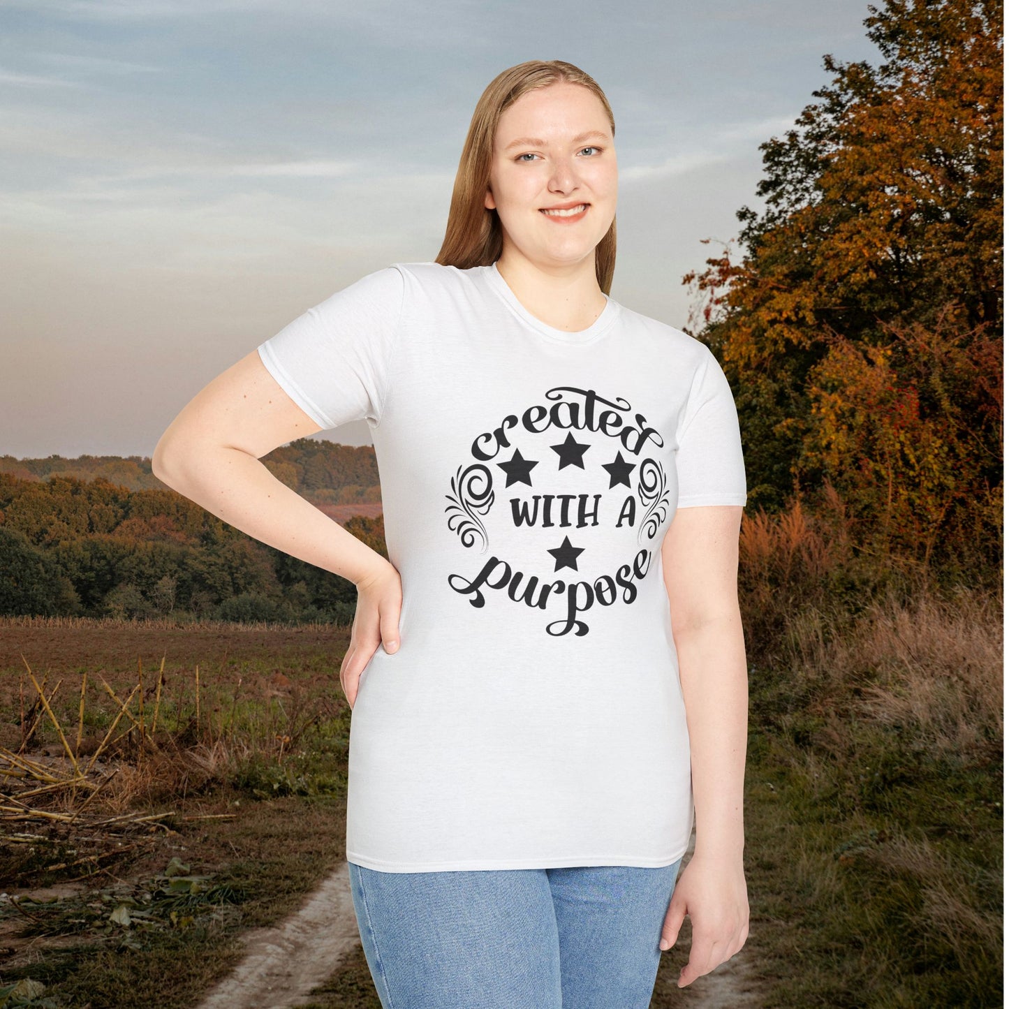Created With A Purpose Adult T-shirt