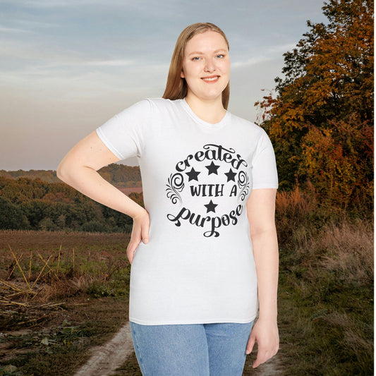 Created With A Purpose Adult T-shirt