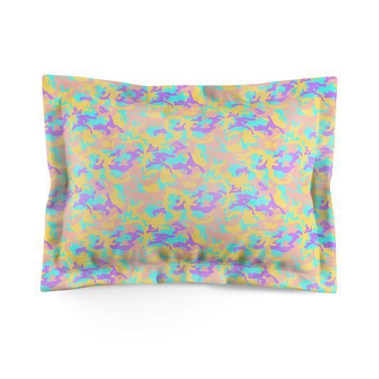 Dreamsicle Camo Microfiber Pillow Sham