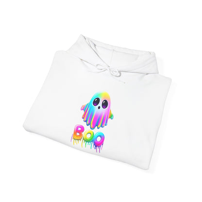Neon Ghostly Boo Heavy Blend™ Hooded Sweatshirt