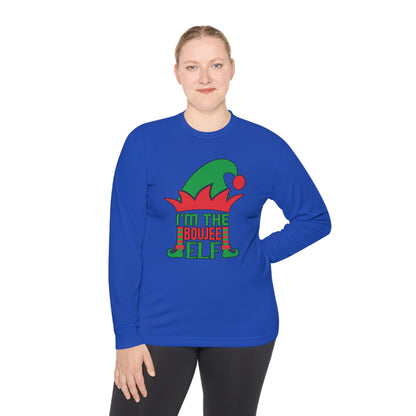 I'm The Boujee Elf Adult Long Sleeve Tee