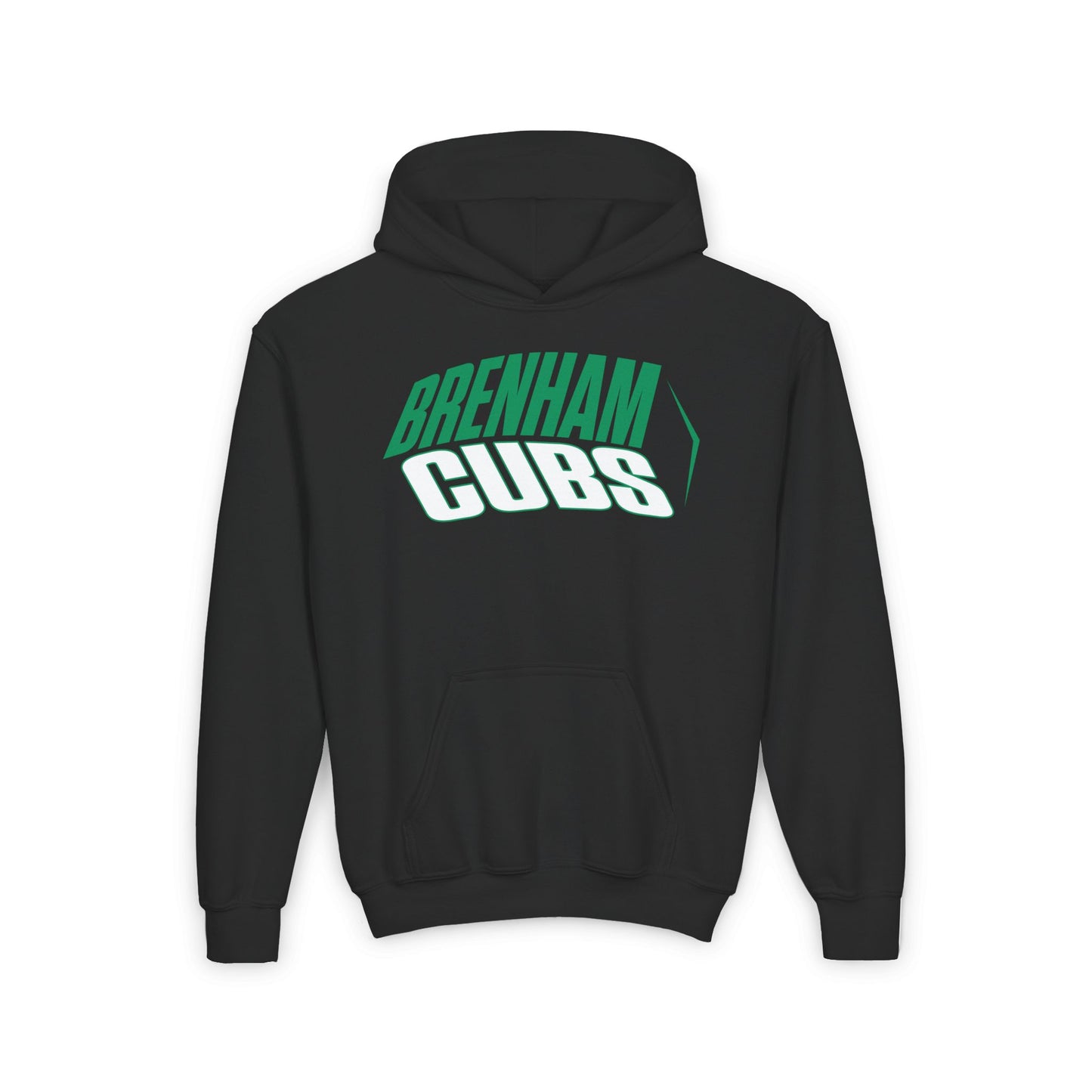 Brenham Cubs (Angled) Mascot Youth Heavy Blend Hoodie